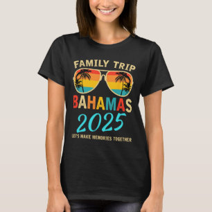 T-shirt Famille Vacation Bahamas 2025 Groupe de jumelage é
