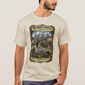 T-shirt Famille Webber Natives du Colorado