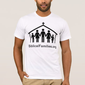 T-shirt Familles bibliques (logo noir avant)