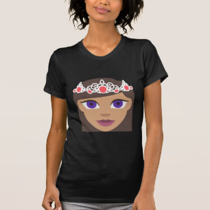 T-shirt Familles Royales Princesse Américaine Emoji