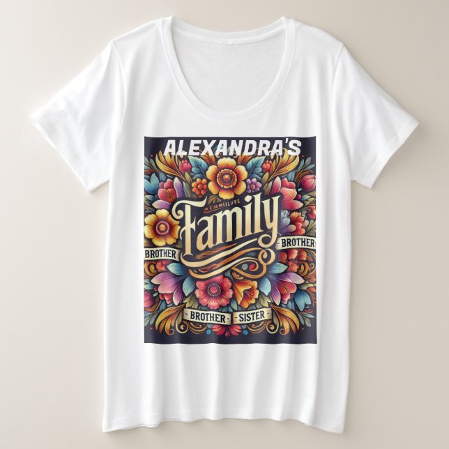 "T-shirt Family Adventure Squad - Parfait pour Fam (Design devant)