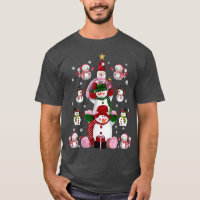 Family Matching Group Set Kids Cute Snowmen Christ
