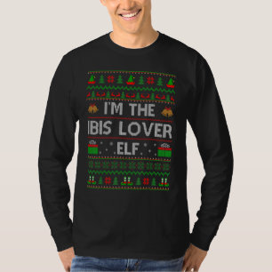 T-shirt Family Matching Ugly Je suis L'Ibis Elf Christmas