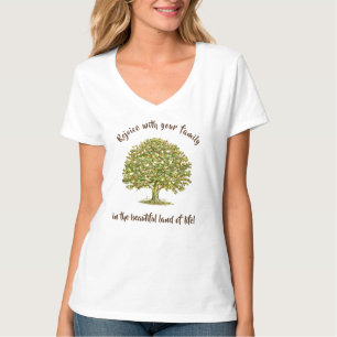 T-shirt Family quote Femmes palmanches famille arbre mère