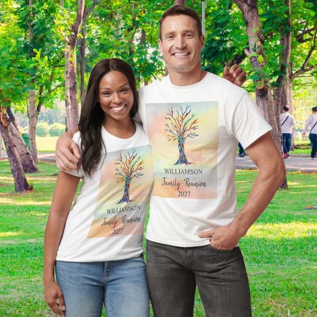 T-shirt Family Reunion Family Tree (Créateur téléchargé)