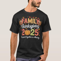 Family Thanksgiving Crew 2025 Matching Turkey