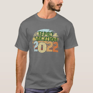 T-shirt Family Vacation 2022 Summer Island Beach Familia V