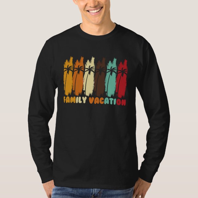 T-shirt Family Vacation Matching summer trip 4 (Devant)