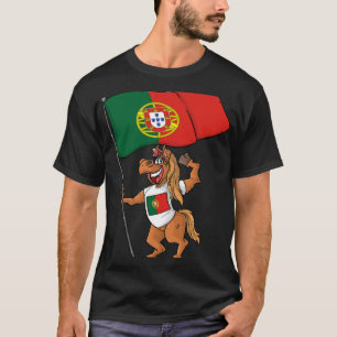 T-shirt Fan de cheval portugais