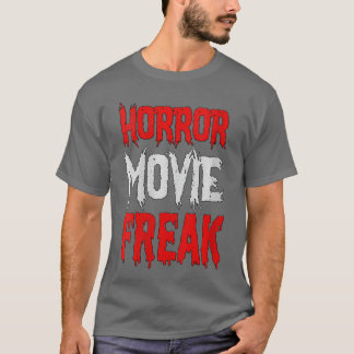 T-shirt Fan de films d'horreur pour femmes Drôle de folle