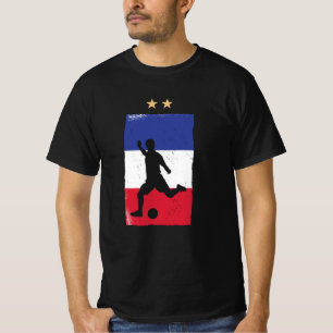 T-shirt Fan de football France Chemise Française
