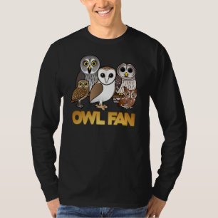 T-shirt Fan de hibou