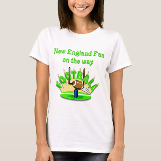 T-shirt Fan de la Nouvelle-Angleterre en route (Devant)