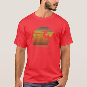T-shirt Fan de l'escalade sur rocher de la famille Retro K
