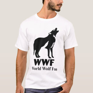 T-shirt Fan de loup du monde
