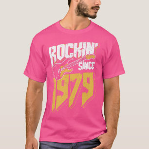 T-shirt Fan de musique rock vintage depuis 1979 43 ans
