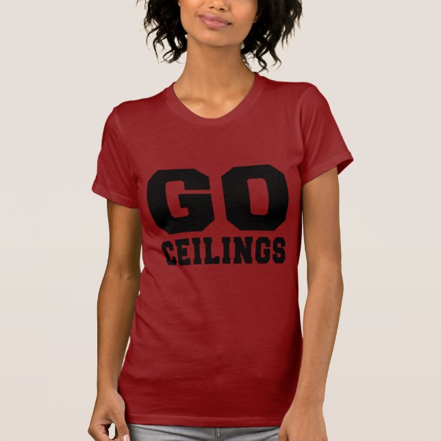 T-shirt FAN de PLAFOND (disparaissent les plafonds) (Devant)