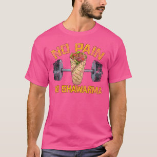 T-shirt Fan de Shawarma Cuisine arabe Salle de sport Muscu