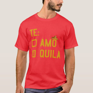 T-shirt Fan de Tequila Boisson de fête Meican pour ami