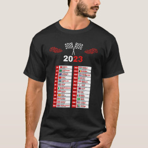 T-shirt Fan de voiture de course à roues ouvertes de Formu