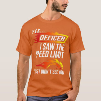 T-shirt Fan de voiture tuner coureur de course rapide voit