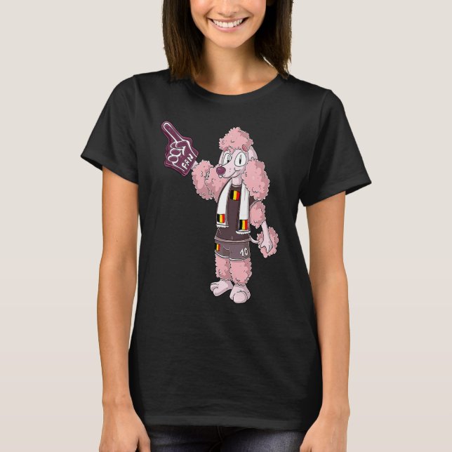 T-shirt Fan Poodle Belgium (Devant)