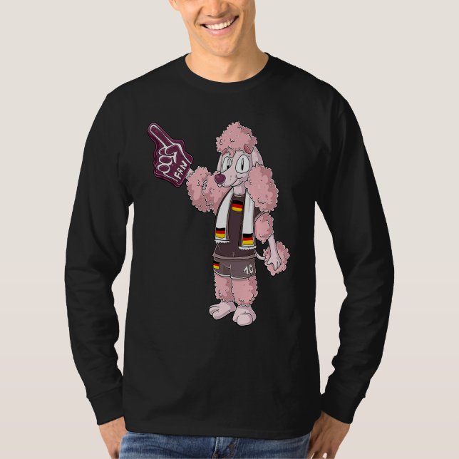 T-shirt Fan Poodle Germany (Devant)