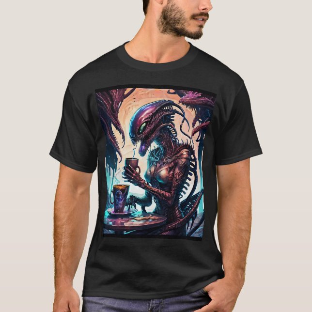 T-shirt fanart Alien (Devant)