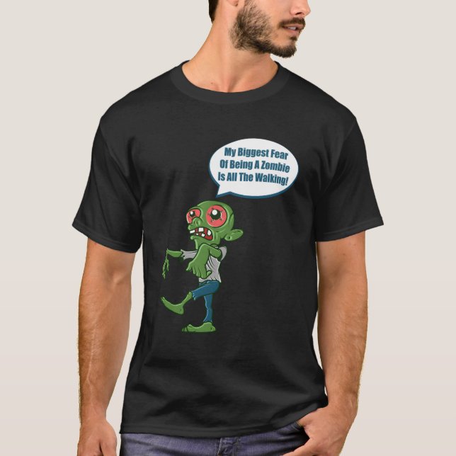 T-shirt Fanatique de Zombie (Devant)