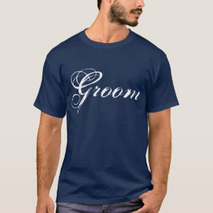 T-shirt Fancy Groom sur la Marine