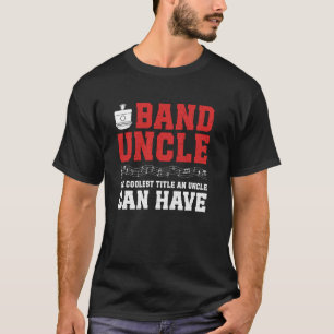 T-shirt Fanfare Oncle Le Titre Le Plus Cool Fanfare Oncle