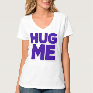 T - Shirt Fang mich, wenn du [lila Anführungszeich