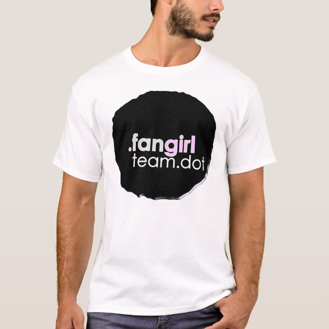 T-shirt fangirl de team.dot (Devant)