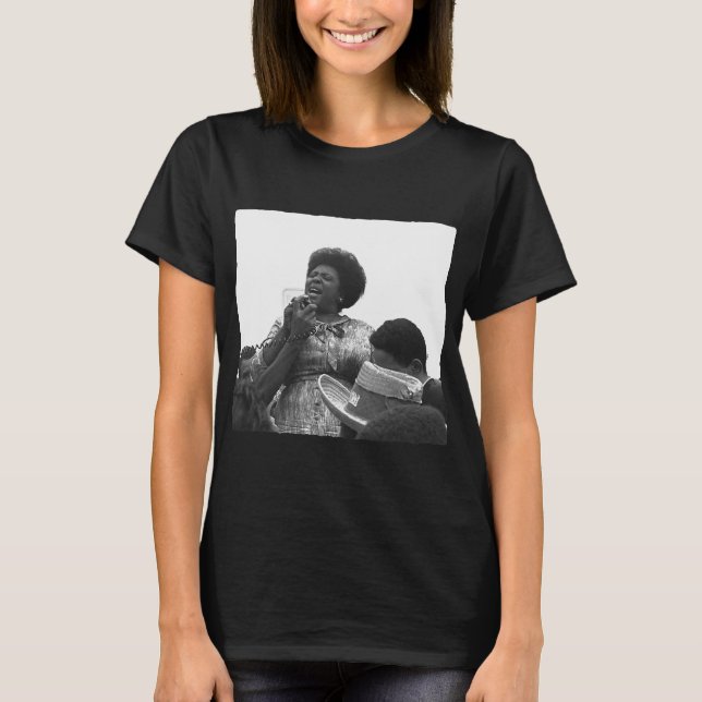 T-shirt Fannie-Lou-Hamer Activiste Africaine Pour Les Droi (Devant)
