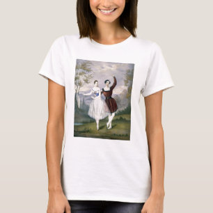 T-shirt Fanny Cerrito (1817-1909) et Sigr. Guerra, dans