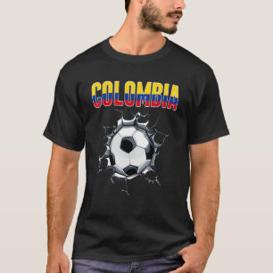 T-shirt Fans De Football Colombie - Football Colombien En 