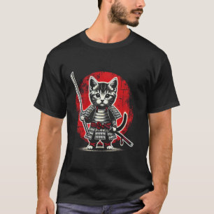 T-shirt Fans de la culture japonaise de chat ninja de chat