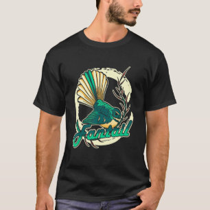 T-shirt Fantail Bird Design Oiseau