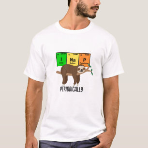 T-shirt Fantaisie chemise, I Nap Périodiquement Science Pu