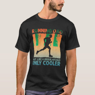 T-shirt Fantaisie Courir Pour Hommes Papa Marathon Coureur