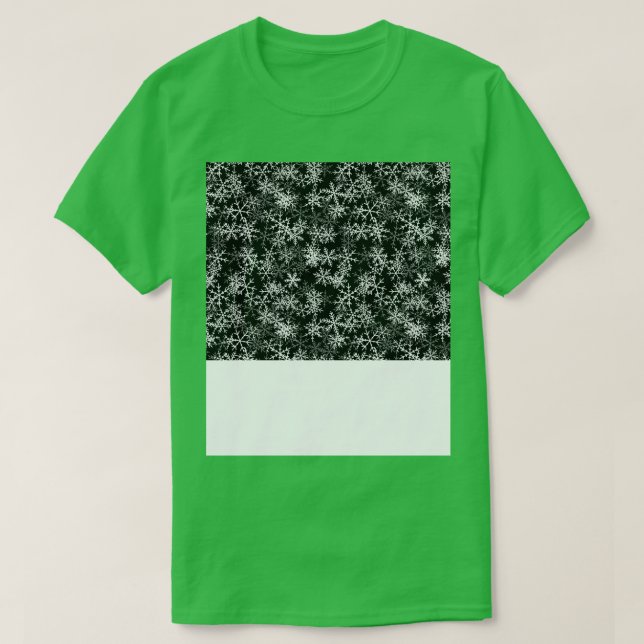 T-shirt Fantaisie de Noël Masque Visage Snowflakes Masque  (Design devant)