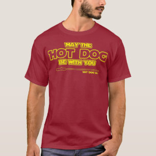 T-shirt Fantaisie de nourriture rapide mai Hot Dog Day êtr