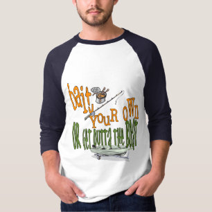 T-shirt Fantaisie de pêche Chemise de pêche Humour appât d