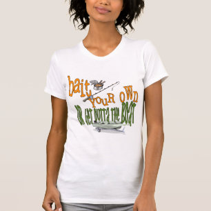 T-shirt Fantaisie de pêche Chemise de pêche Humour appât d