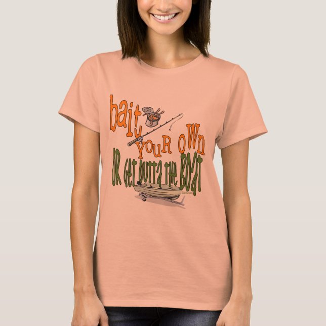 T-shirt Fantaisie de pêche Chemise de pêche Humour appât d (Devant)