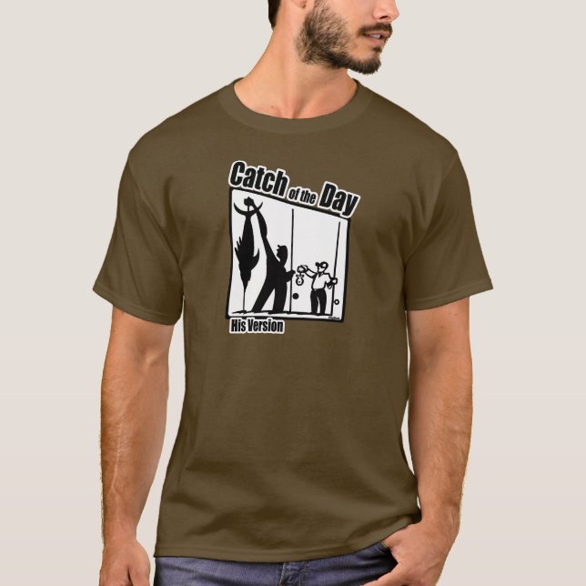T-shirt Fantaisie de pêche Chemise de pêche Humour de pêch (Devant)