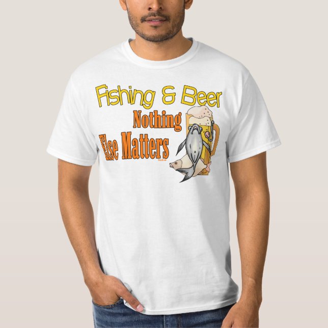 T-shirt Fantaisie de pêche Chemise de pêche Humour de pêch (Devant)