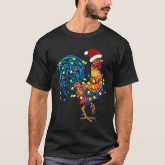 T-shirt Fantaisie de poulet rôti feux de Noël Pyjama Farm