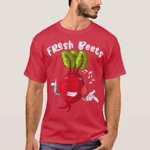 T-shirt Fantaisie des betteraves fraîches Vegan Végétarien