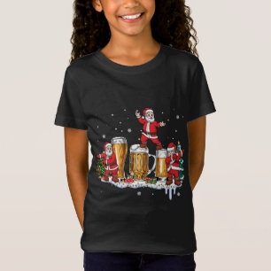 T-Shirt Fantaisie drôle Chemise de Noël pour hommes Boire